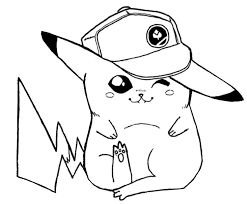 Check spelling or type a new query. Coloring Page Pikachu Pikachu With The Cap Of Sacha 8