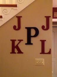 First And Last Name Initials Wall Decor Initial Wall Idea For The Stair Landing Initial Decor Stair Wall Decor Initial Wall Decor