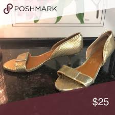 gold kitten heal shoes shoes stiletto heels heels