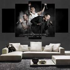 Try adding text using various fonts & view a preview of your design! Home Decor Wall Art Frame Superstar Chester Bennington Poster Hd Printed Frontman Painting 5 Pieces Linkin Park Canvas Paintings Canvas Painting Wall Art Framedpainting 5 Piece Aliexpress