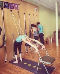 Teaching Our Shoulder Blades To Stay Tucked Down Towards Our Back Ribs Using The Ropewall Yogaropewall Backbends Yoga Yoga Backbend Yoga Rope Yoga Postures