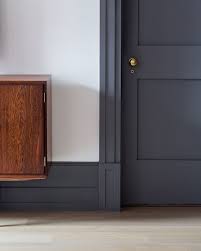 I Was Thinking The Trim Should Be White But This Is Making Me Rethink That The Totally Doable European Secret To Doors Interior Painting Trim Grey Doors