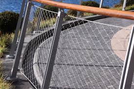 The best kind of rope for a railing is the cable and strand type, which is also called wire rope. Wire Rope Mesh Netting For Balustrade Guardrail Deck Railing Cable Mesh Net