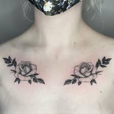 A shoulder tattoo that has a beautiful black rose. 50 Stylish Rose Tattoo Designs Ideas For Women Tikli