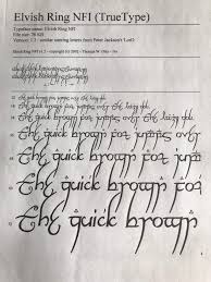 This font is free for private use only! Middle Earth Computer Fonts Mycollection Lotr Amino