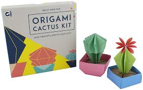 Make your own origami cactus garden these pictures of this page are about:origami cactus. Maia Gifts Origami Cactus Kit Amazon De Kuche Haushalt