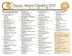 In other words, a film's commercial success (oscars & bafta awards), and greatness in direction, screenwriting and production, is how i ranked the films on this list. Oscars 2015 Download Our Printable Movie Checklist The Gold Knight Latest Academy A Oscar Movies Oscar Nominated Movies Oscar Movies List