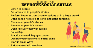 22 Ways To Improve Leading Social Skills For Success At Work - Career Cliff