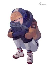 Apex legends #shes my new main. Arc4na On Twitter Wattson Apex Legends Apex Legends Wattson Fanart