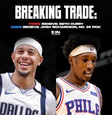 His age is 29 years old. Nba Buzz Breaking Trade Mavericks Seth Curry Sent To Philadelphia For Josh Richardson And The No 36 Pick Curry Is Married To 76ers Head Coach Doc Rivers Daughter He Ll Play For