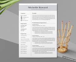 A modern creative resume template with boldness in its design and visual impact in the layout. Minimalist Cv Template Curriculum Vitae Simple Cv Format Design Modern Resume Template Creative Resume Format Editable Resume 1 3 Page Resume Instant Download Mycvtemplates Com