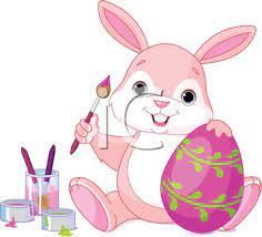 Iclipart Com Royalty Free Clipart Image Of An Easter Bunny Painting An Egg Bunny Painting Easter Egg Decorating Easter Egg Painting