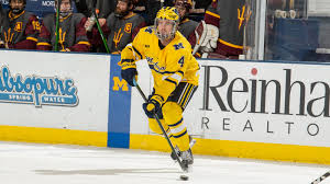 Hockey is a sport in which two teams play against each other by trying to manoeuvre a ball or a puck into the opponent's goal using a hockey stick. Michigan Blanks No 15 Arizona State To Secure Season Opening Sweep University Of Michigan Athletics