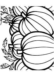 Pumpkin With Leaves Coloring Page Leaf Coloring Page Free Halloween Coloring Pages Pumpkin Coloring Pages