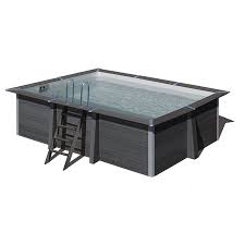 France piscines composites propose plus de 60 modèles de coques polyester déclinées en 4 gammes et distribués par plus de 80 concessionnaires à travers la france, la suisse et la belgique. Piscine Bois Composite Avant Garde Gre 4 66 X 3 26 X H1 24m