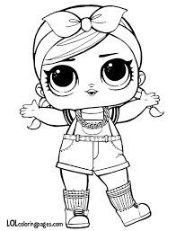 Lol surprise doll coloring pages. Unicorn Lol Doll Coloring Page For Girls Coloring And Drawing