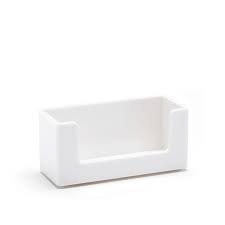Personalized black, white and hot pink zebra print desk business card holder. White Business Card Holder Desk Accessories Organization Poppin Business Card Holders White Business Card Card Holder Desk