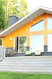 Check your chimney for any areas of rusting metal. Charcoal Grey Painted Stone Exterior How To Safely Paint A Chimney Dans Le Lakehouse