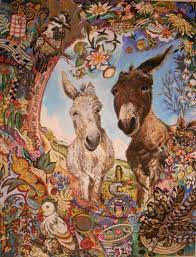 jardin d eden art by kathy pogan art moose art kathy