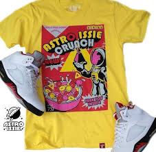 Sneakerhead 1980 S Spaceman Crunch Cereal T Shirt Yellow New Nike Air Jordan Yellow T Shirt New Nike Air Air Jordans