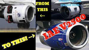 Suddenly, the plane accelerates forward, its altitude remaining constant. Flight Factor Iae Engine Mod A320 V2500 Youtube