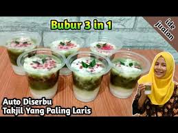 Kali ini kita akan membahas tentang bubur kacang hijau dan aneka bubur lainnya. Ide Jualan Bulan Puasa Bubur 3 In 1 Youtube