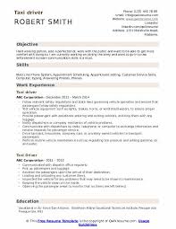 Taxi Driver Resume Samples Qwikresume