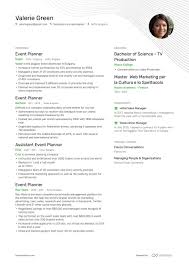 Choose a modern resume template if you're applying for jobs in app development, social media, data science, or any other field use a creative resume template if your target job is in design, writing, fashion, advertising, or other creative industries. Top Event Planner Resume Examples Samples For 2021 Enhancv Com
