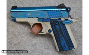 Diamond blue and stainess smith & wesson shield.380ez. Kimber Special Edition Micro Sapphire 380 Acp