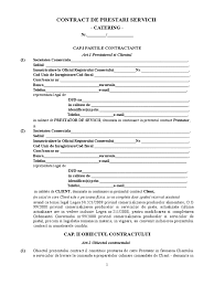 In situatia in care pretul este stabilit prin norme. Contract Prestari Servicii Catering IncÄrcat De Cristina Cristea
