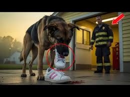 Stray Dog Brings Bloody Shoe to Fire Station What Followed Was Unbelievable  - YouTube