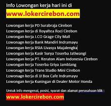 Maybe you would like to learn more about one of these? Lowongan Kerja Bank Cirebon