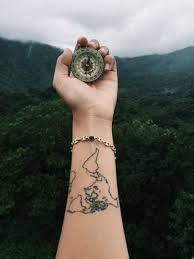 Check spelling or type a new query. World Map Tattoo On The Wrist Tattoogrid Net