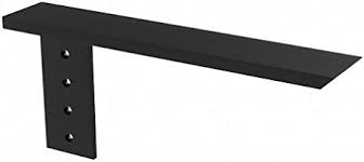 Get hidden brackets or decorative iron corbels. Amazon Com Solid Heavy Duty Steel Side Wall Hidden Countertop Support Bracket 18 Inch Right 1 Count Diy Projects Made With American Steel Hardware Included By Original Granite Bracket Home Kitchen
