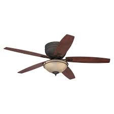 The sleek slim curvy design is sexier than similarly designed flush mount ceiling fans that appear bulky or heavy looking in a room. Westinghouse Carolina Led 52 Inch Reversible Five Blade Indoor Ceiling Fan Oil Rubbed Bronze Finish