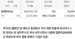 투자: “엄마가 사준 3000만원어치 SK하이닉스 주식, 9억까지 올라”