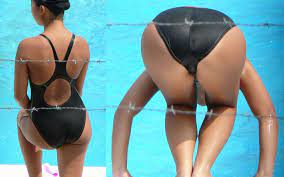 お尻エロ画像】素人水泳部女子の競泳水着姿で引き締まったプリケツがエッチｗｗｗ | エロ画像セクロス