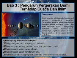 Kesan iklim dan cuaca terhadap aktiviti manusia. Bab 3 Pengaruh Pergerakan Bumi Terhadap Cuaca Dan Iklim Quizizz