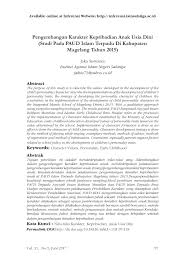 We did not find results for: Pdf Pengembangan Karakter Kepribadian Anak Usia Dini Studi Pada Paud Islam Terpadu Di Kabupaten Magelang Tahun 2015