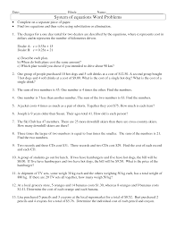 Each worksheet has 10 problems determining which expression will help answer the word problem. 31 Linear Equation Word Problems Worksheet With Answers Free Worksheet Spreadsheet