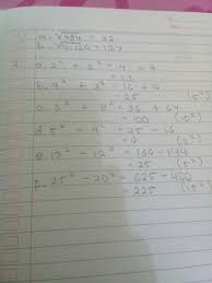 Akar pangkat 2 atau akar kuadrat biasanya dilakukan dengan beberapa percobaan. 1 Hitunglah Nilai Akar Kuadrat Berikut A Akar 484 B Akar 16 1292 Selesaikan Operasi Hitung Brainly Co Id