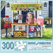 A 1000 piece jigsaw puzzle from bits and pieces is a great getaway for an unbeatable price! Bits And Pieces 300 Piece Jigsaw Puzzle For Adults 18 X 24 Cups 4 Pups 300 Pc Cute Animal Jigsaws By Artist Brooke Faulder Buy Online In Antigua And