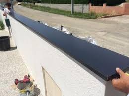 Couvertine En Continu Mbzinc Couvertine En Alu Habillage Mur Exterieur Entree De Maison Exterieur Decoration Mur Exterieur