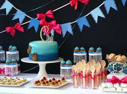 Ombre Cake Puppy Party Puppy Birthday Parties Puppy Party Theme