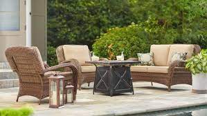 Revive your outdoor patio space with this cool yet relaxed outdoor furniture collection from home depot. Patio Furniture Sale Save On Outdoor Furniture And More From Home Depot