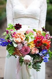 September is an excellent month for british flowers! Catherine Deane And Lorie X Bridal Separates For A Bright And Colourful September Wedding Love My Dress Uk Wedding Blog Wedding Directory Colorful Wedding Bouquet Tiny Wedding September Wedding