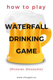 Two truths and a lie. How To Play Waterfall The Drinking Game Drinking Games Drinking Game Rules 2 Player Drinking Games