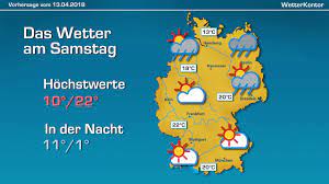 15 km/h ↑ aus nordwest. Das Wochenend Wetter In Deutschland Am 14 15 April 2018 Youtube