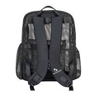 Heavy-Duty Mesh Backpack with organizer (Black)