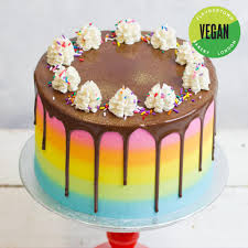 Or are you just looking for inspiration on how to decorate your cake? Vegan Rainbow Birthday Cake Flavourtown Bakery
